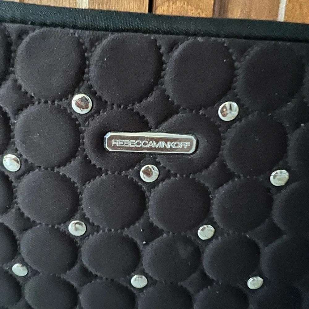 Rebecca Minkoff Black Quilted Computer Bag